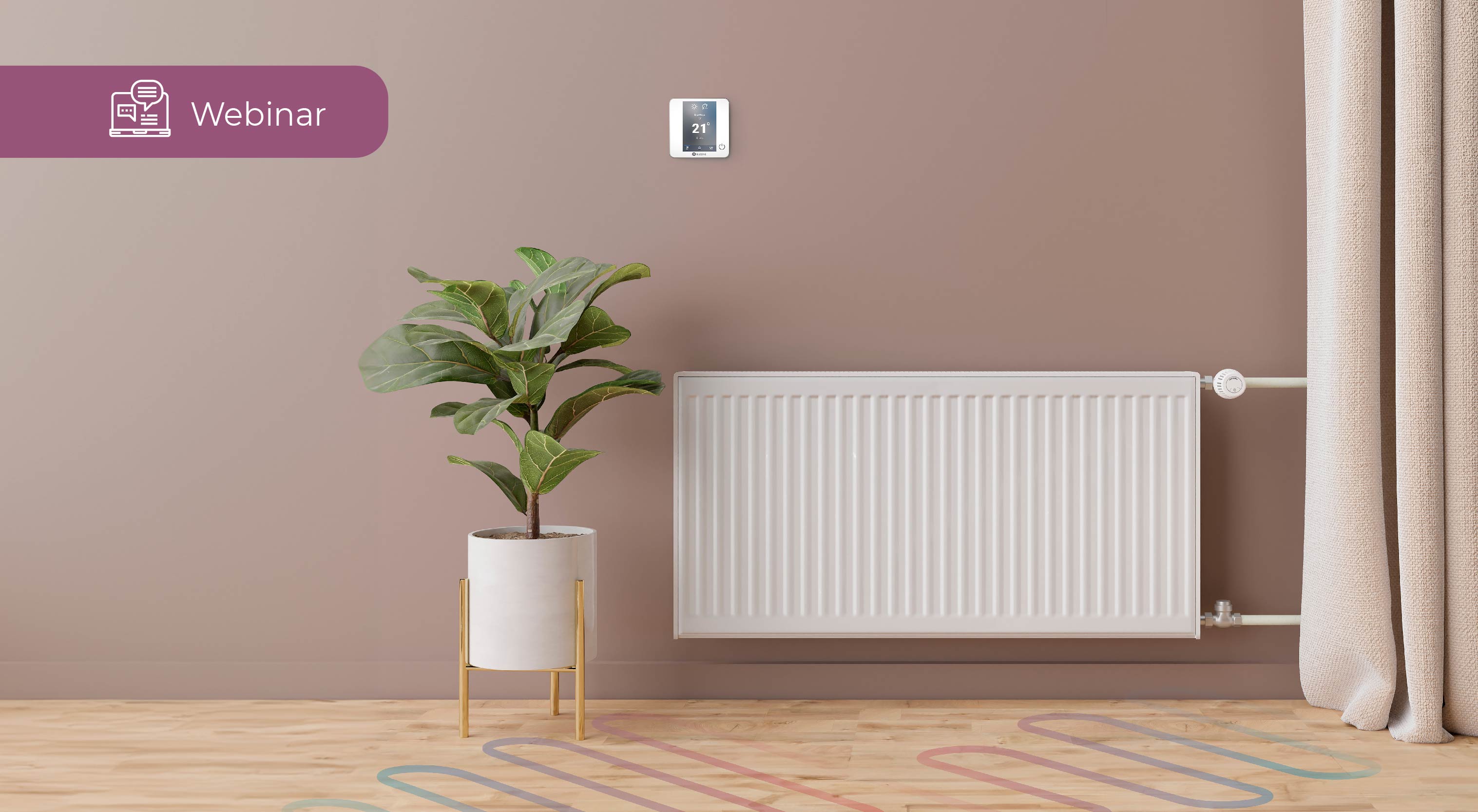 Heating smart control with Flexa 4.0 zoning system