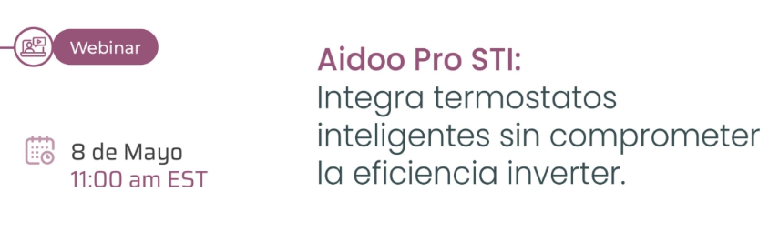 AIDOO PRO STI: Integra termostatos inteligentes sin comprometer la eficiencia inverter