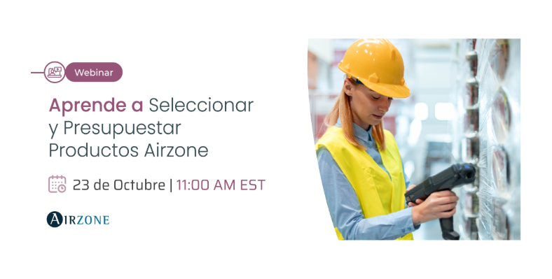 Aprende a seleccionar y presupuestar productos Airzone