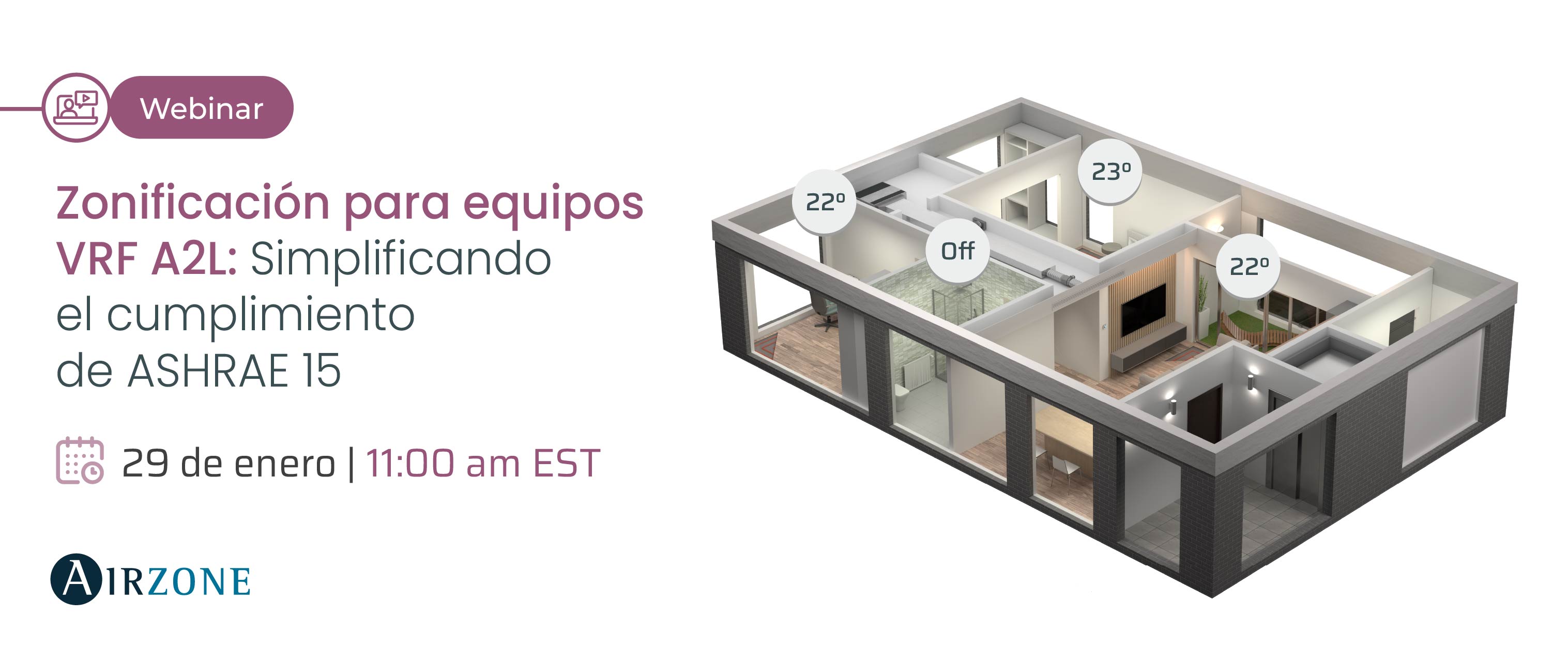 Zonificación para equipos VRF A2L: Simplificando el cumplimiento de ASHRAE 15