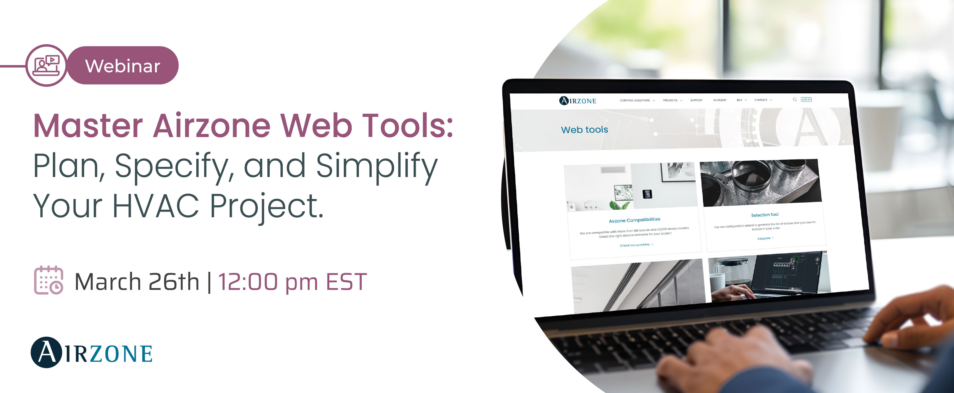 Master Airzone WebTools: Plan, Specify and Simplify your HVAC Project