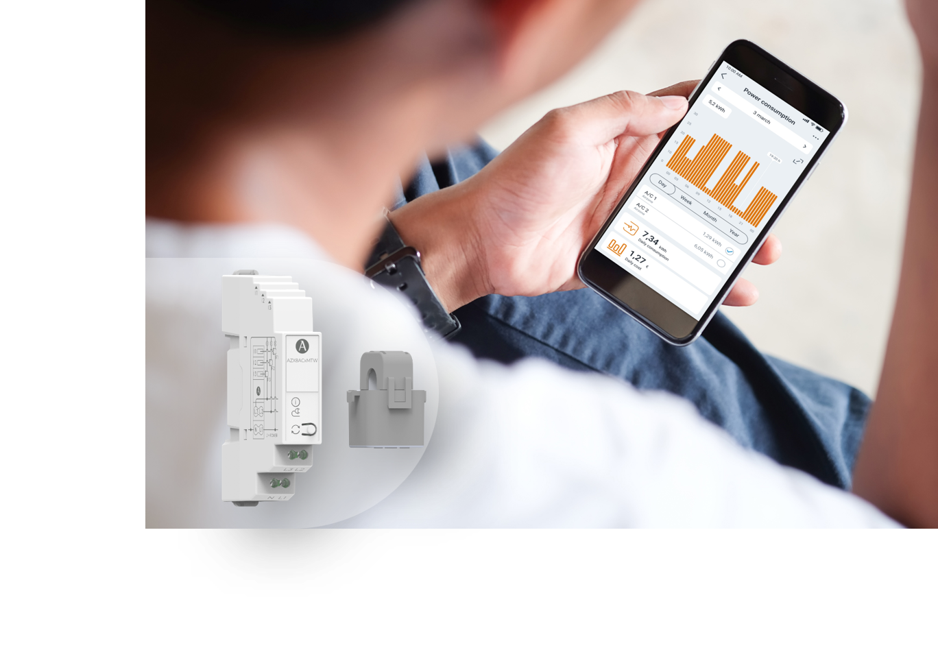 Climatización consciente y medidor de consumo Wi-Fi