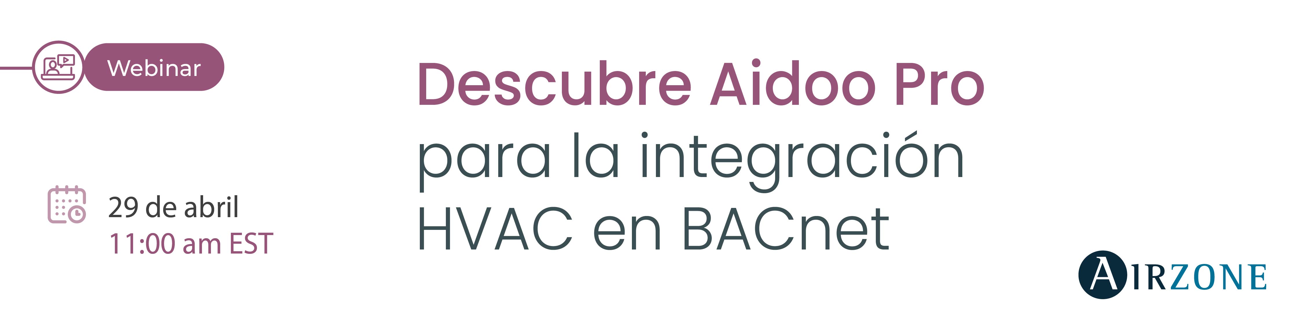Descubre AIDOO PRO como interfaz BACnet